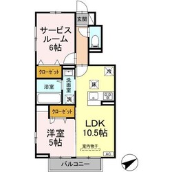 （仮）D-room亀井野の物件間取画像